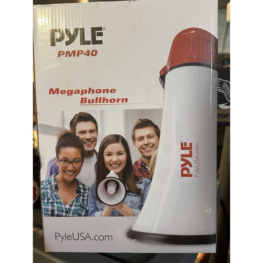 Pyle Professional Megaphone w/Siren & Handheld Mic PMP40
